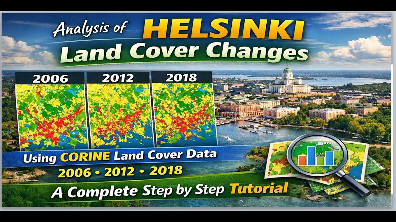 Analysis of Helsinki Land Cover Changes Using CORINE Land Cover Data for 2006, 2012 and 2018