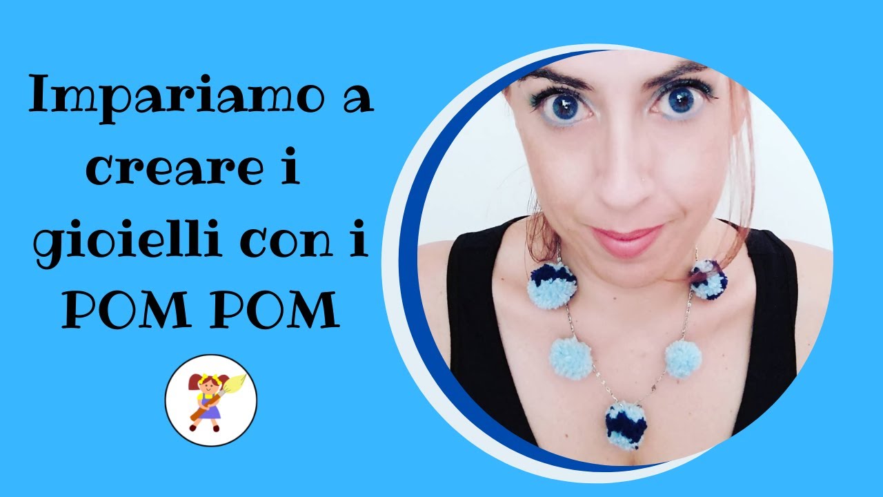 Gioielli fai da te. Impariamo a creare i gioielli con i pom pom di lana, tutorial FACILISSIMO