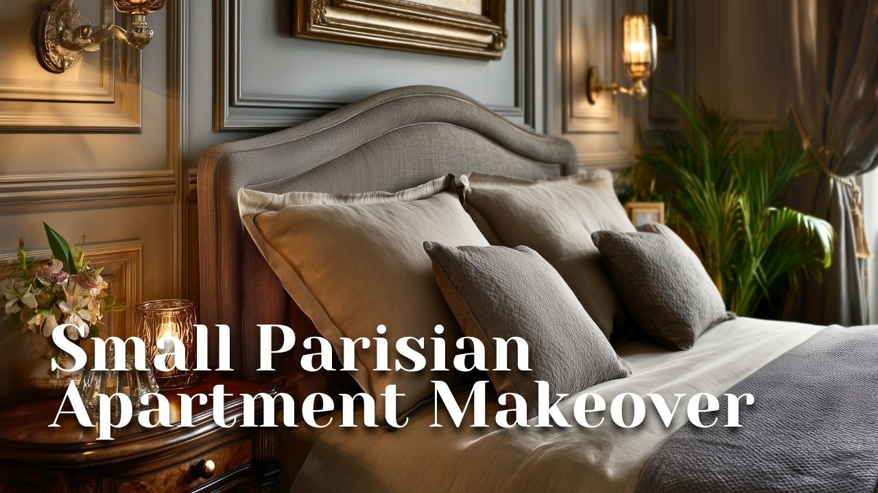 Small Apartment Makeover | Transform a Tiny Space with Timeless Parisian Elegance & Chic Decor