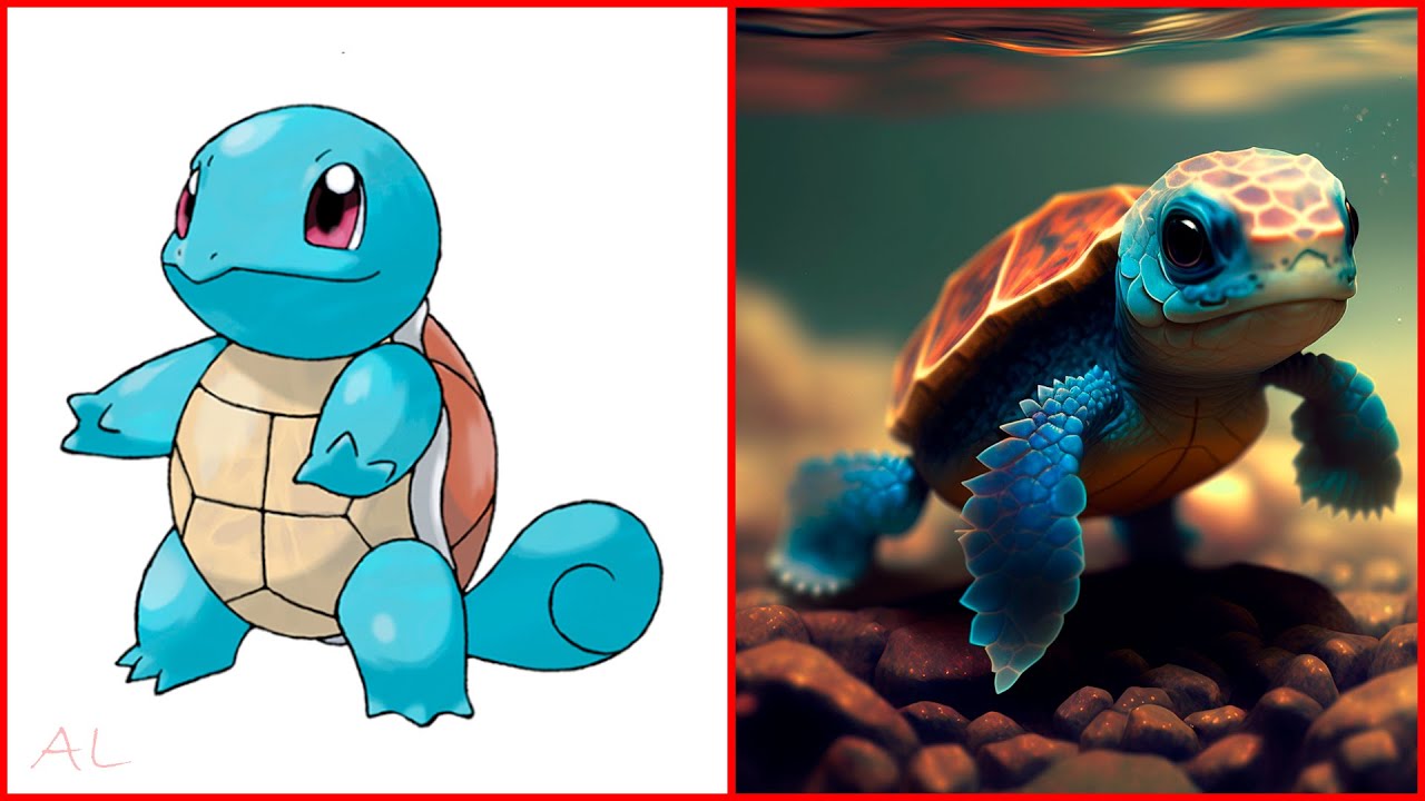 POKEMONS, BUT REAL ANIMAL! When Pokémon Meet Real Animals: Incredible Transformations Using AI