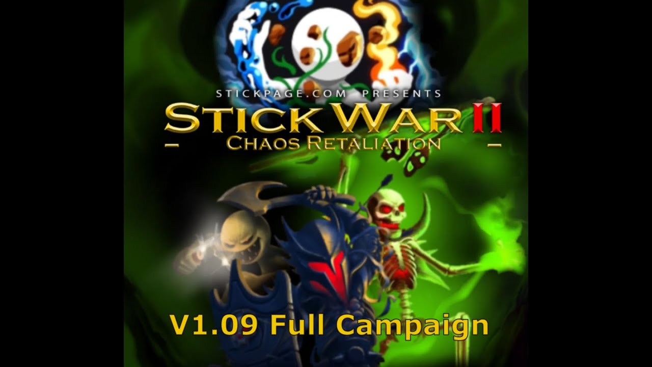 Chaos Retaliation the battles with Elemental Empire on Insane mode (Part 2) I Stick War 2 Mods
