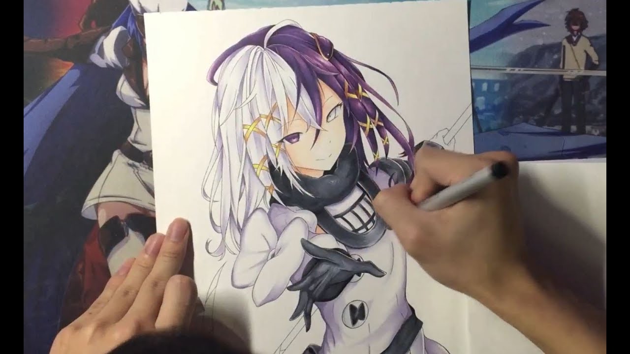 Drawing Zesshi Zetsumei (絕死絕命) from Overlord