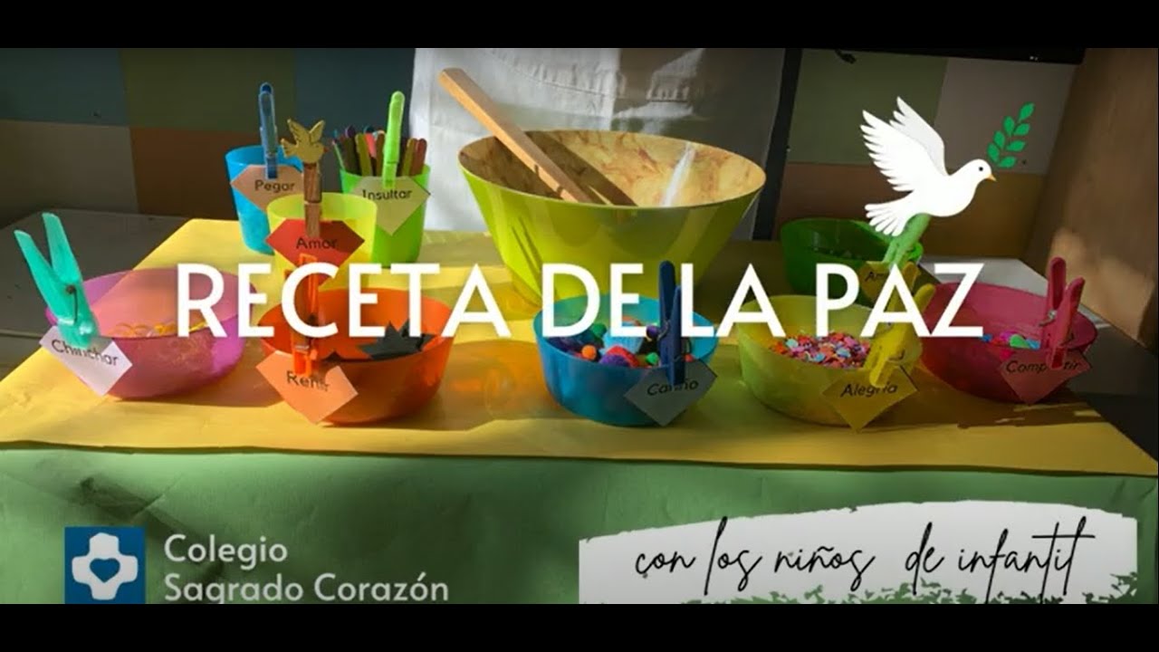 Día de la Paz 2022 en Infantil - Receta de Paz