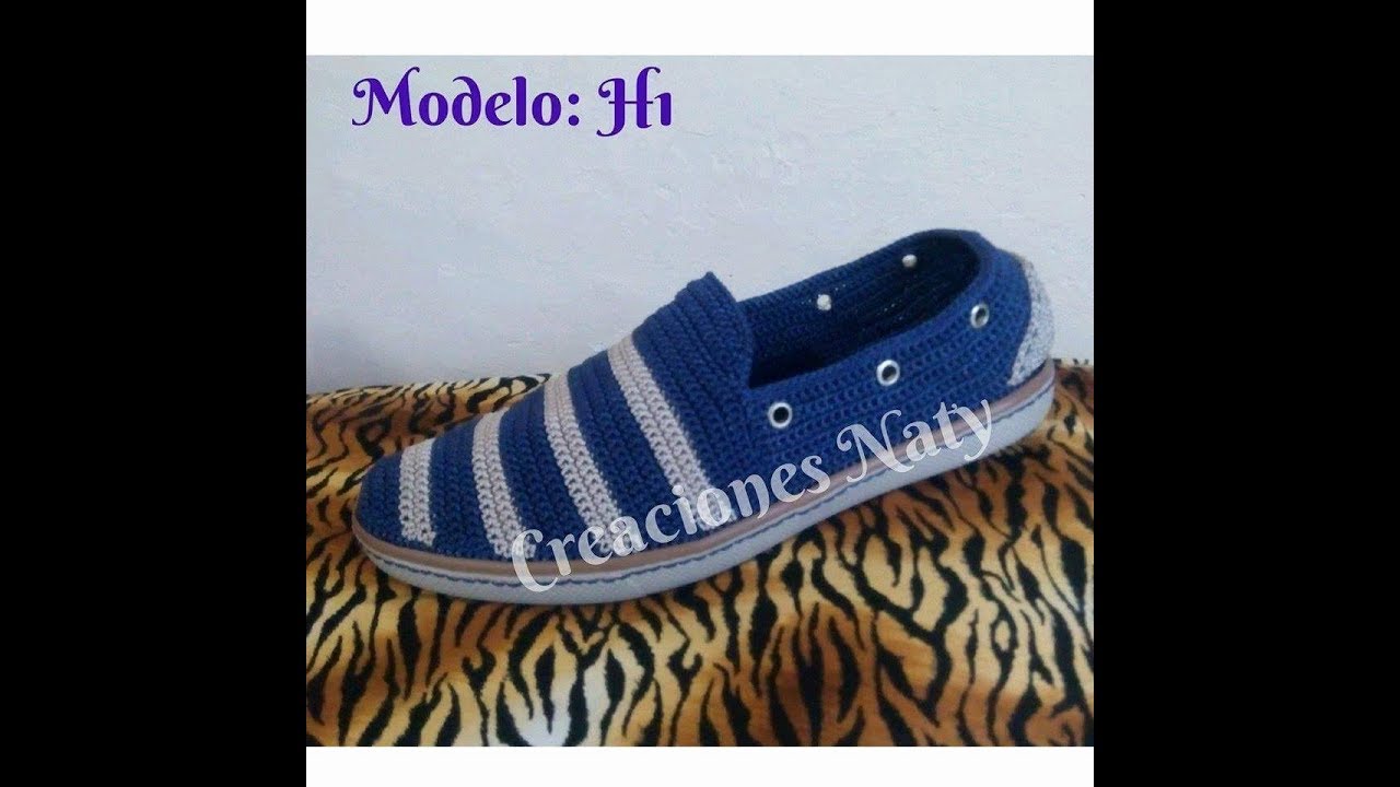 ZAPATO PARA CABALLERO A CROCHET ( RETO ENERO)
