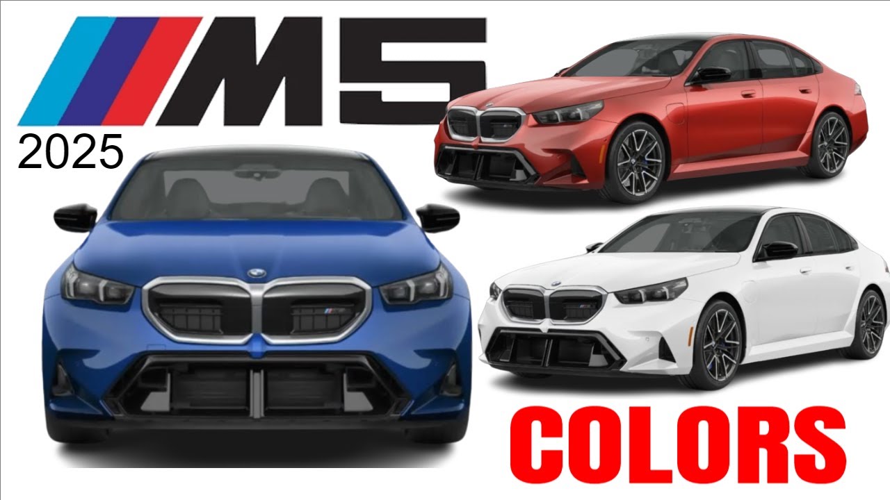 New 2025 BMW M5 Colors