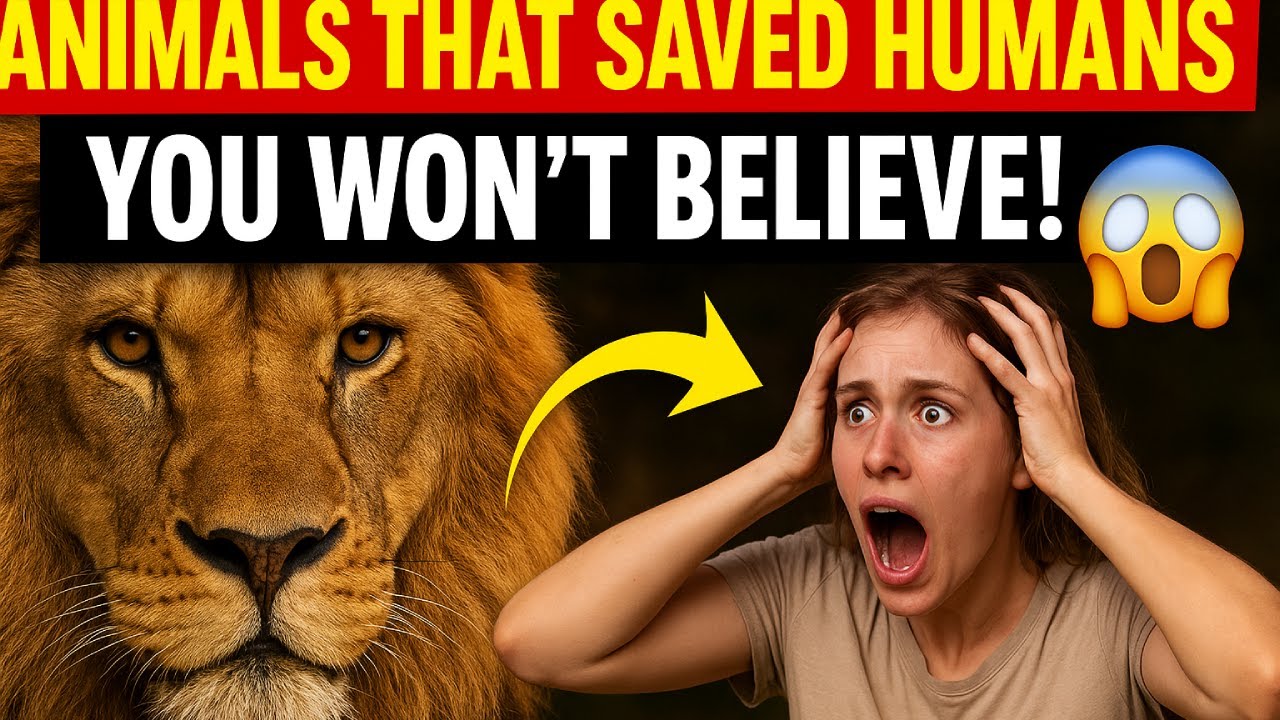 Animals Saving Humans  You Won’t Believe