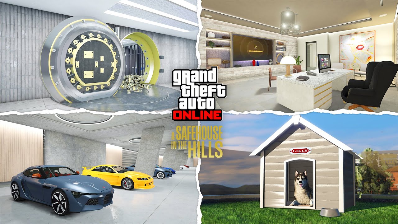 Более 30 НОВЫХ возможностей появятся в особняках GTA Online. Обновление «Убежище в холмах»!