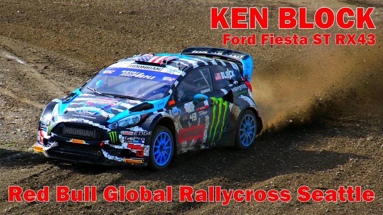 V#629 Кен Блок на свободе! 🔥 Ford Fiesta ST RX43 | Red Bull Global Rallycross Seattle 2014