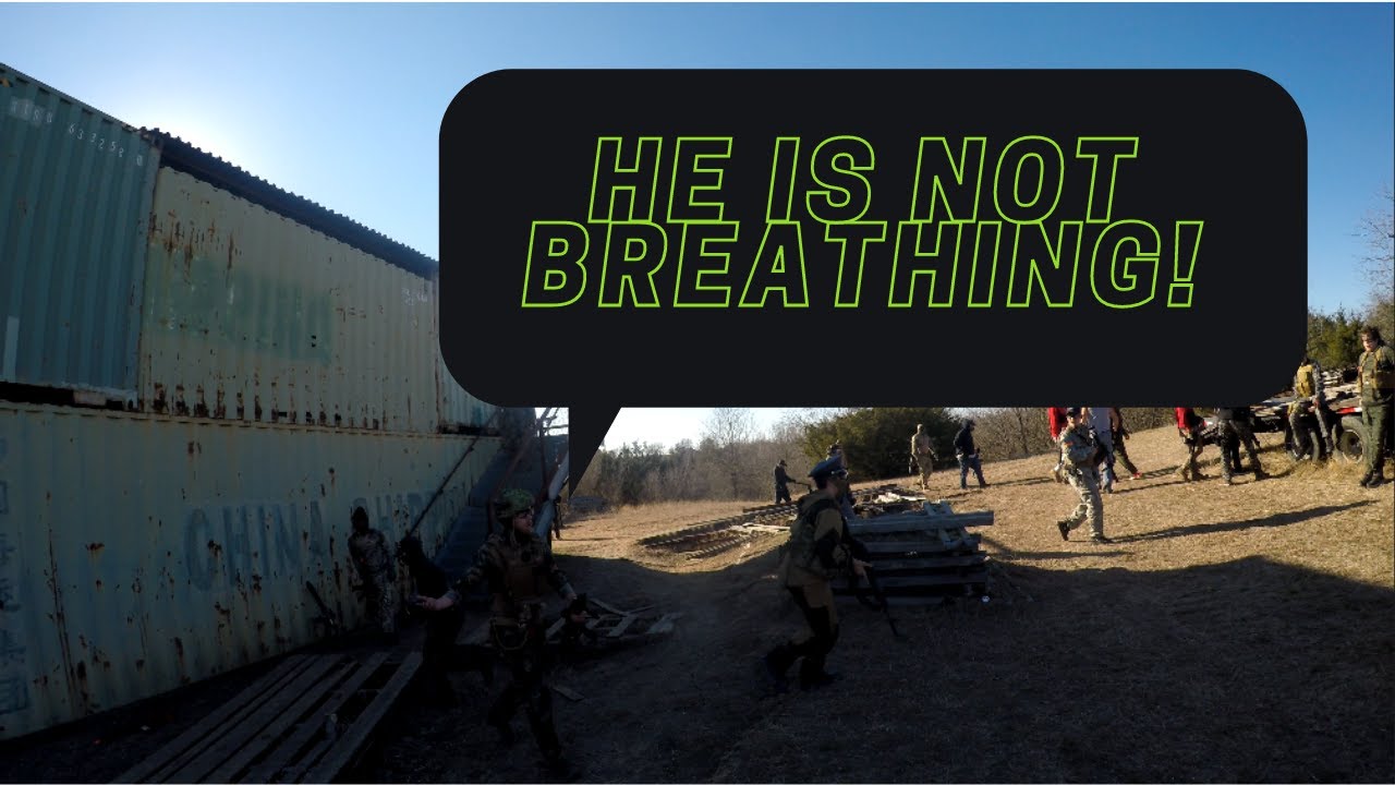 STOPPED BREATHING AT A AIRSOFT GAME??!!