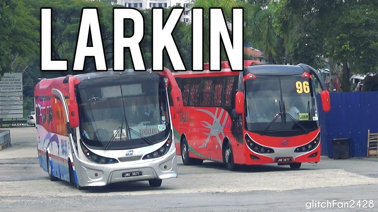 Buses in Larkin Terminal, Malaysia 2017