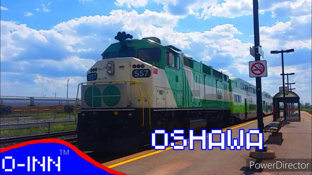 Windy Railfanning at Oshawa GO / VIA Station | Polara YT