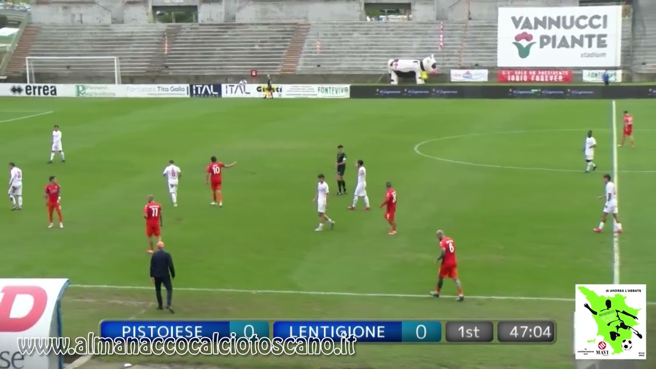 Serie D Girone D Pistoiese - Lentigione 1-0