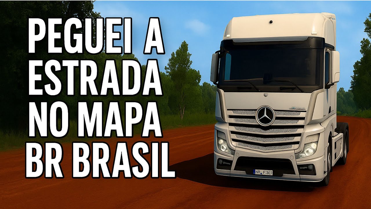 “PEGUEI A ESTRADA NO MAPA BR BRASIL COM O CAMINHAO SCANIA