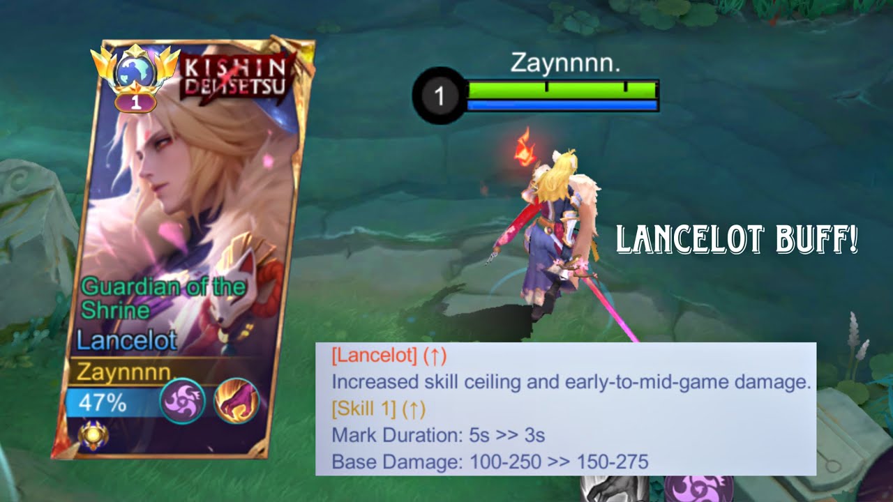 LANCELOT BUFF IS FINALLY HERE!! NEW UPDATE 🔥#ZetiansRecruitmentForHeroes #MLBBZetian #MLBBCreator