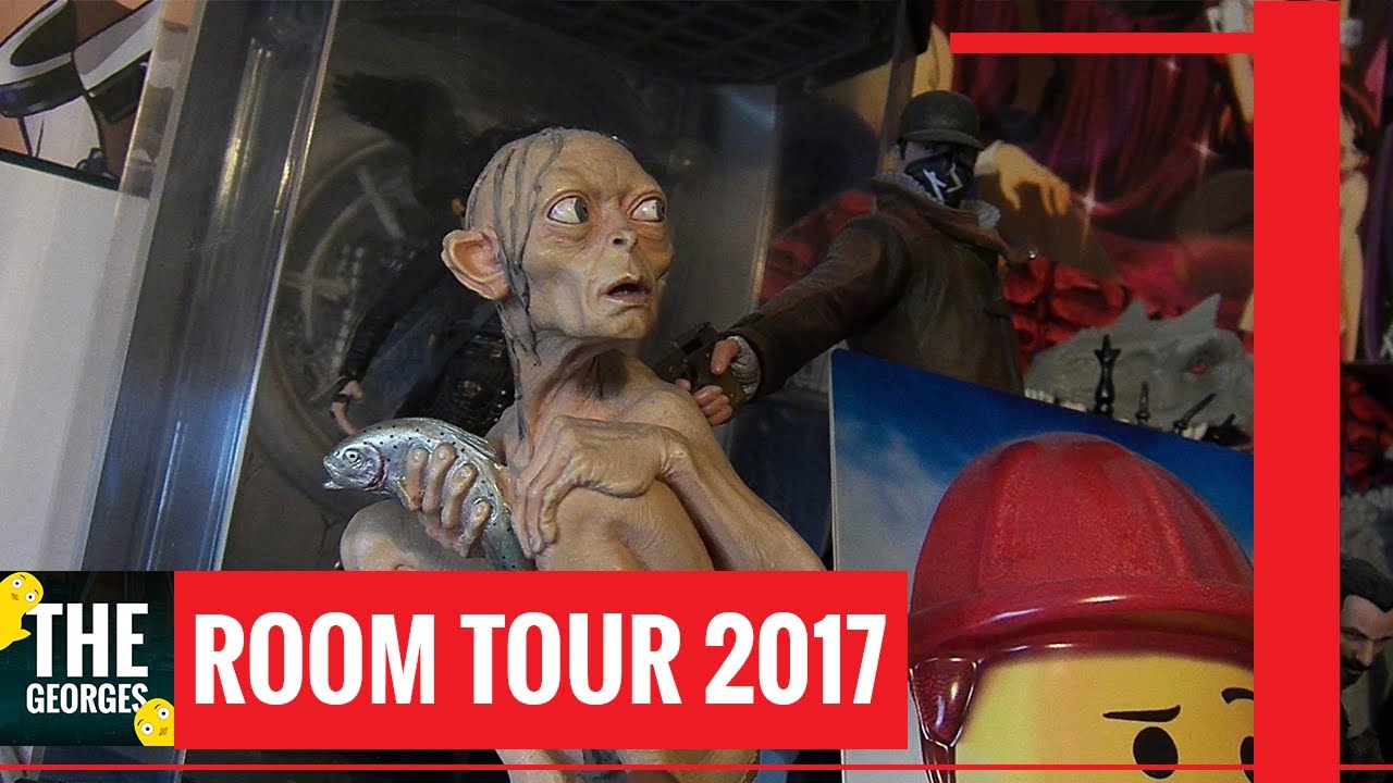 Anime Video Game Comic Book Room Tour 2017 | The Georges