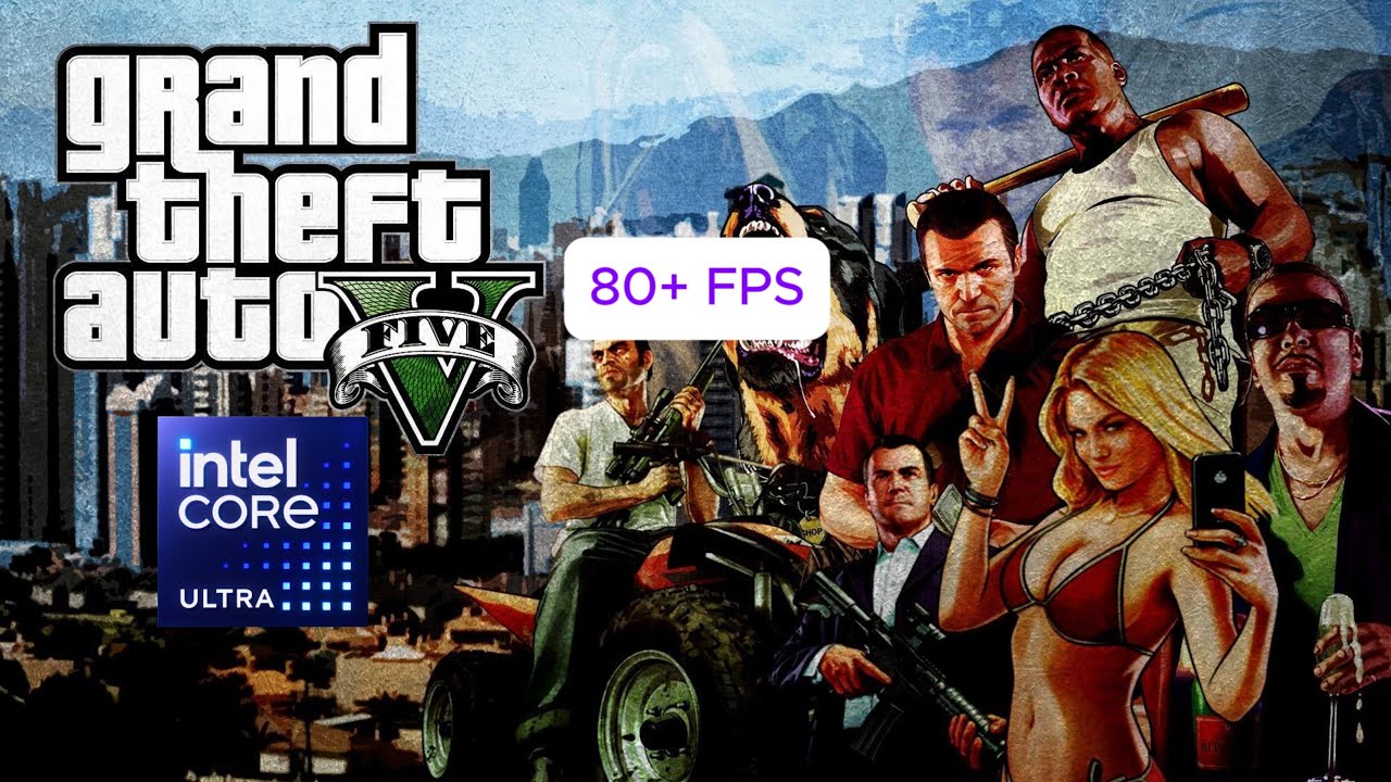 GTA 5 on Intel Core ULTRA 5 125H ft. Samsung Galaxy Book 4 Pro