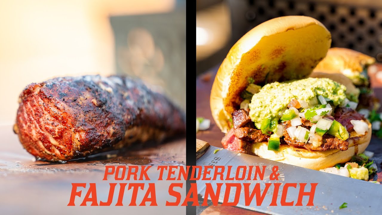 Highlight Cook! Pork Tenderloin and a Beef Fajita Sandwich (What?!?), the Zavala's Barbecue Way!