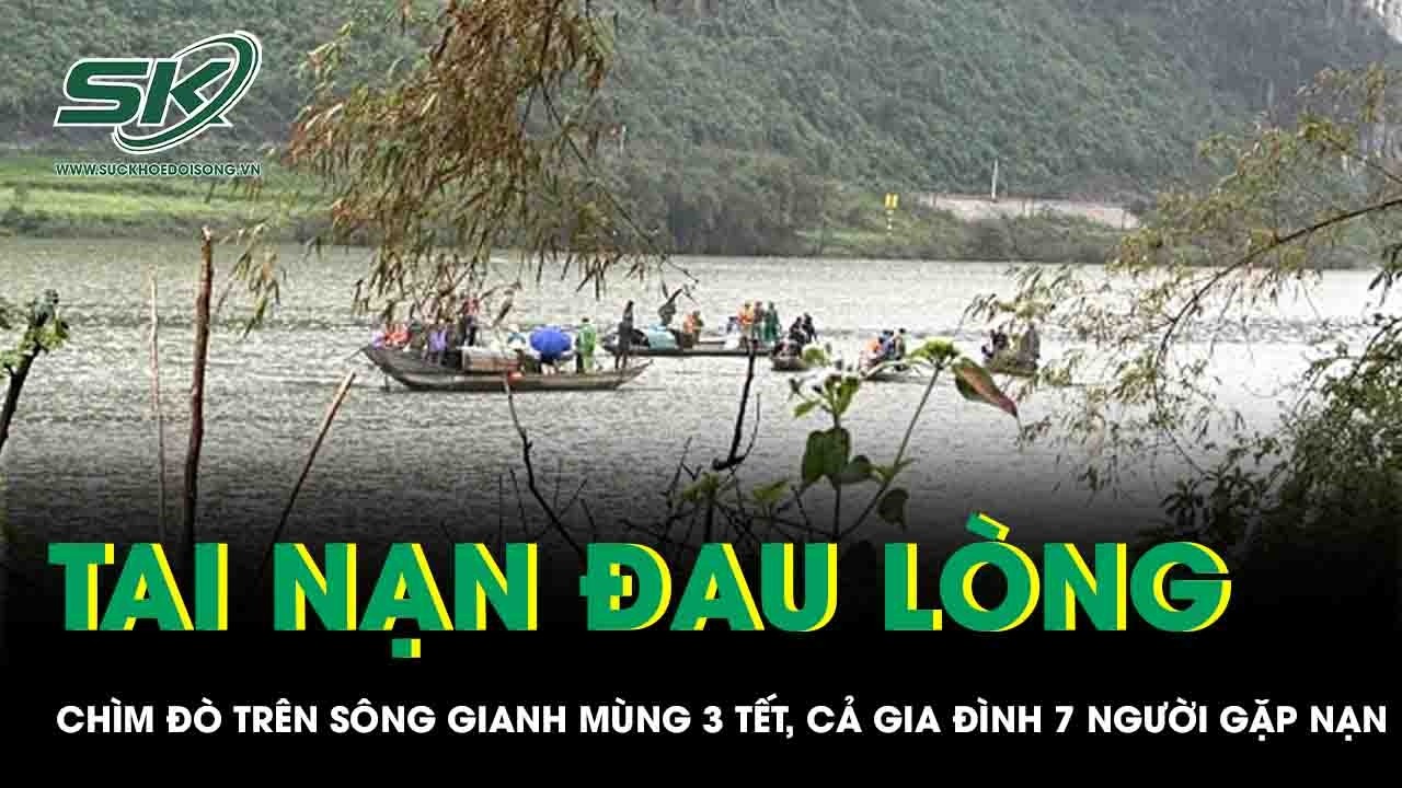 Tai nạn đau lòng mùng 3 Tết: Chìm đò trên sông Gianh, cả gia đình 7 người gặp nạn