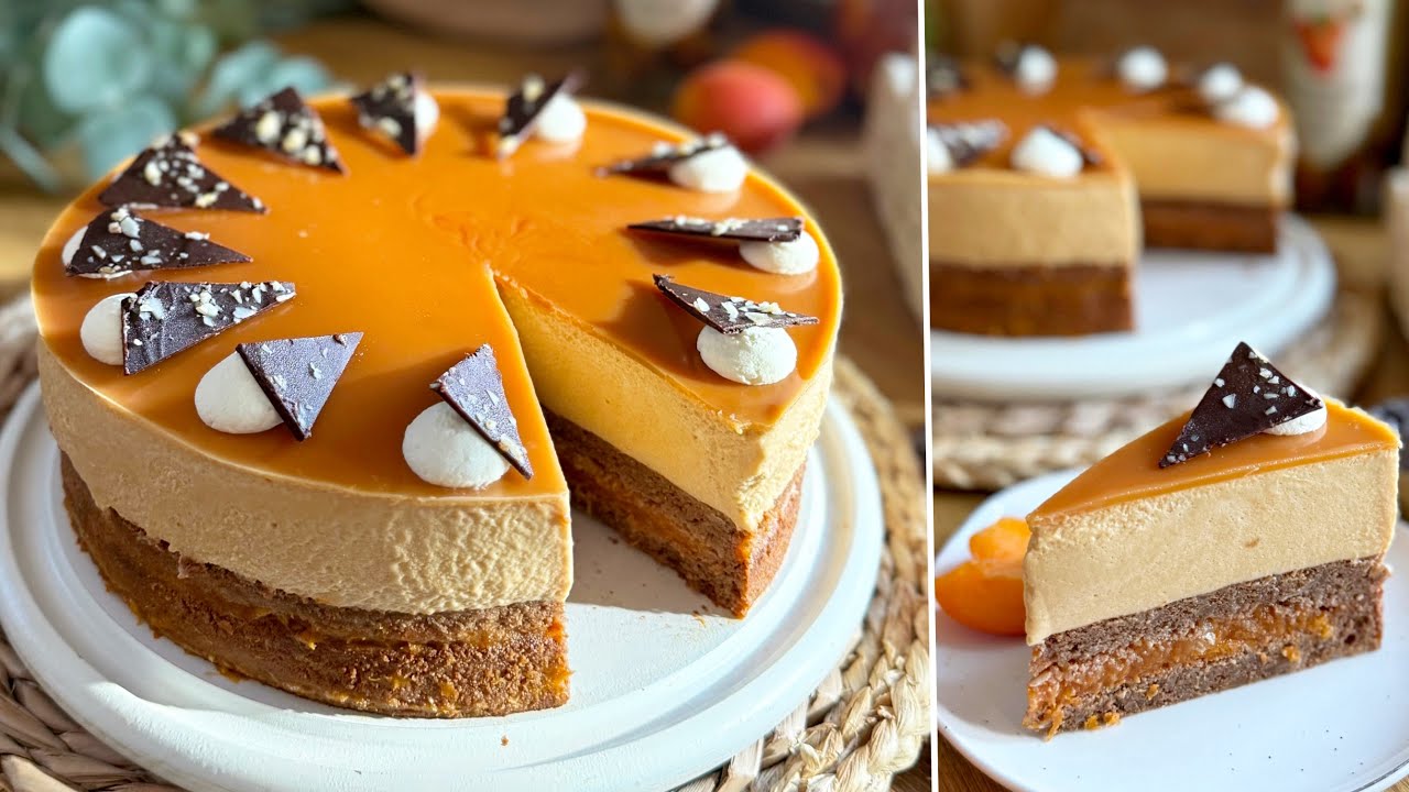PANNONHALMI SÁRGABARACK PÁLINKÁS KARAMELL TORTA❤️‍🔥🍑 - 2015 Országtortája - BebePiskóta 