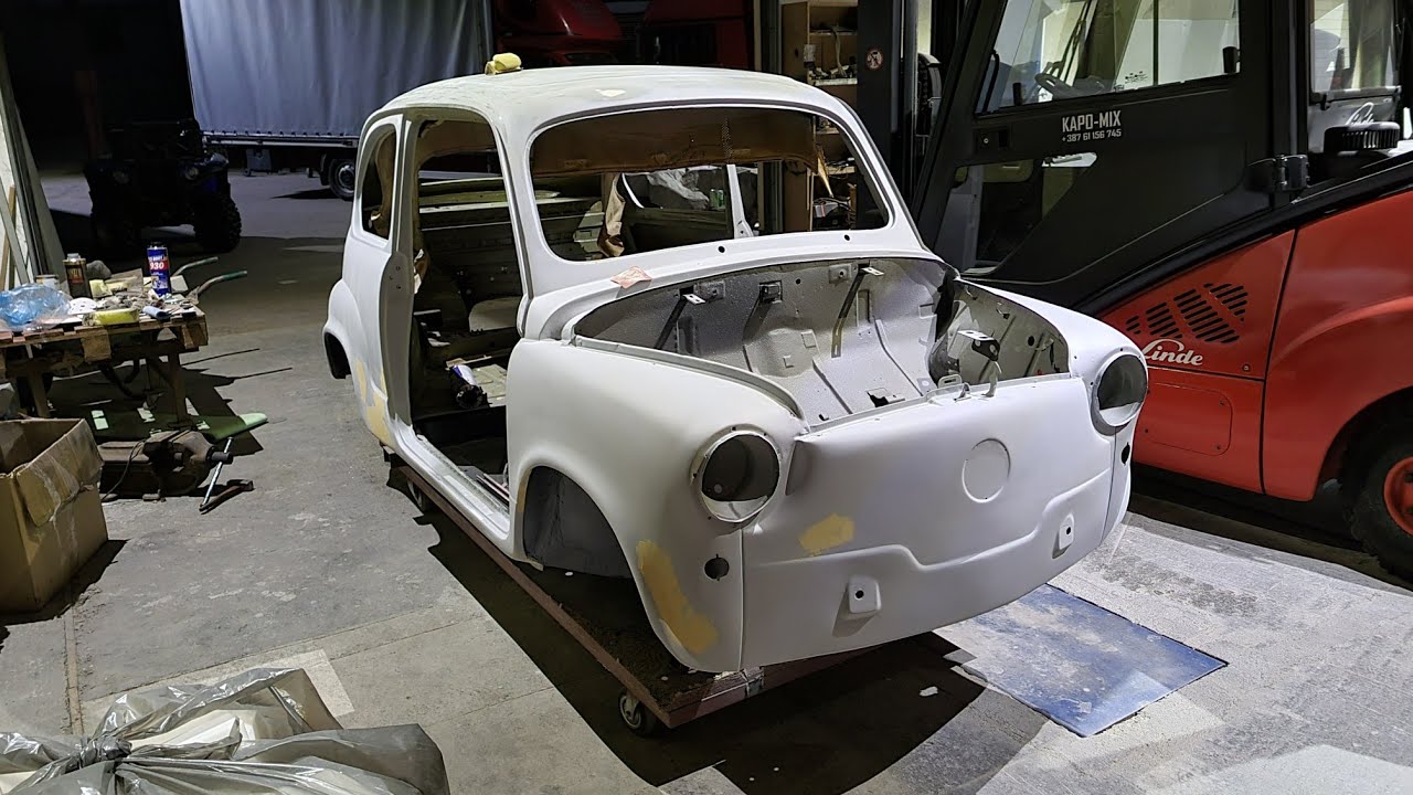 Preparing for paint jobs/Zastava 750 1984 Fićo (Fiat 600)/Restoration project/Part 10