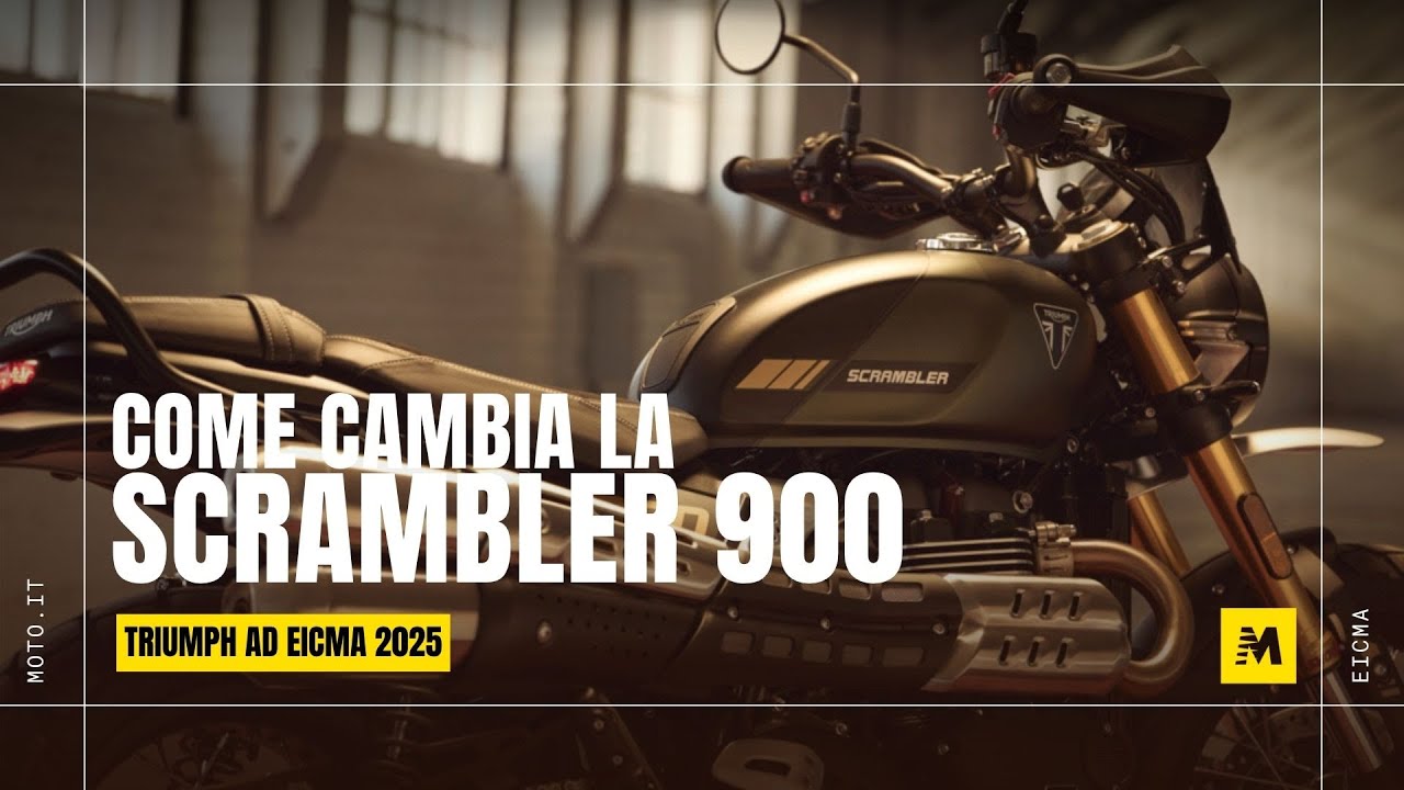 La nuova Triumph Scrambler 900: vediamola da vicino