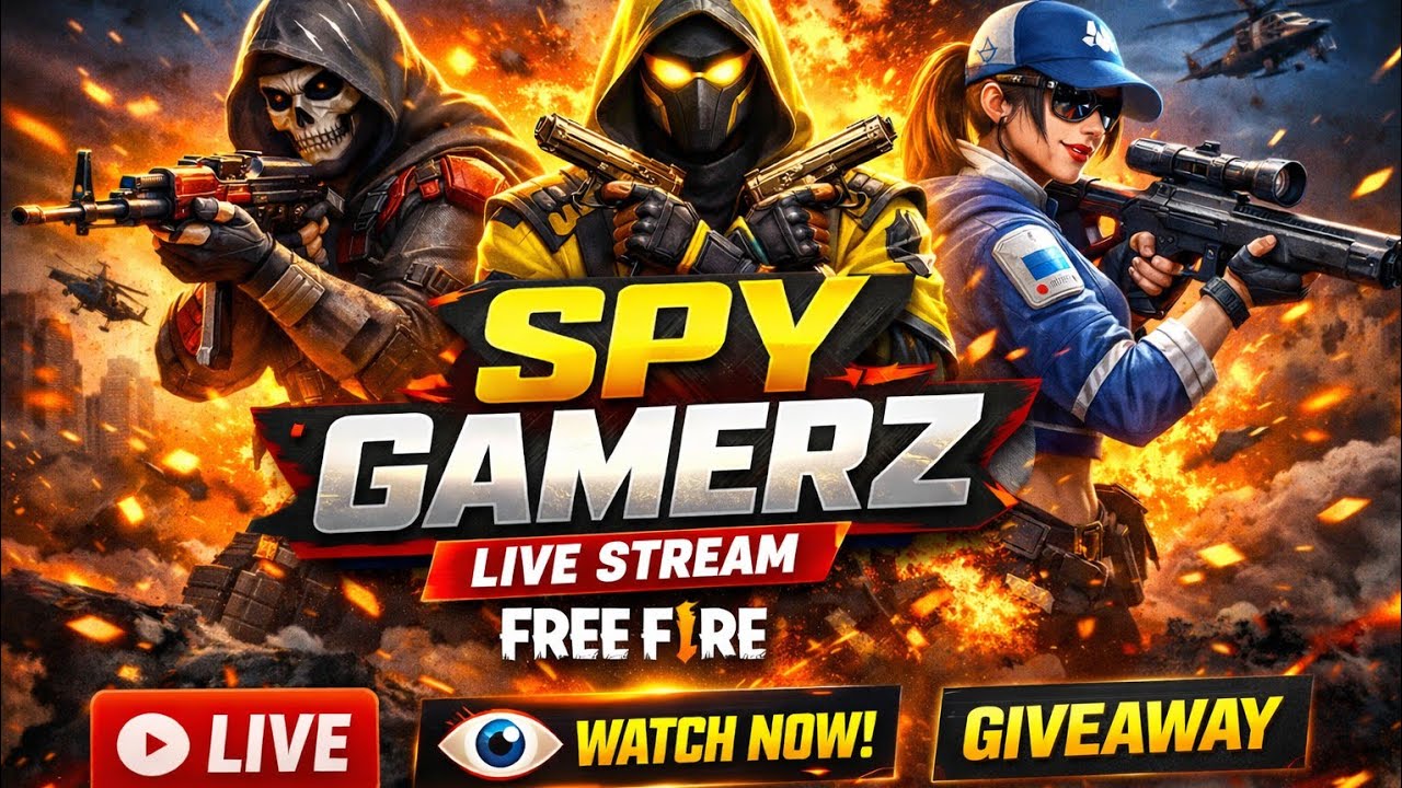 SPY GAMERZ LIVE IS LIVE BR RANK NEW SEASON RANK PUSH GIVEAWAY TRANING