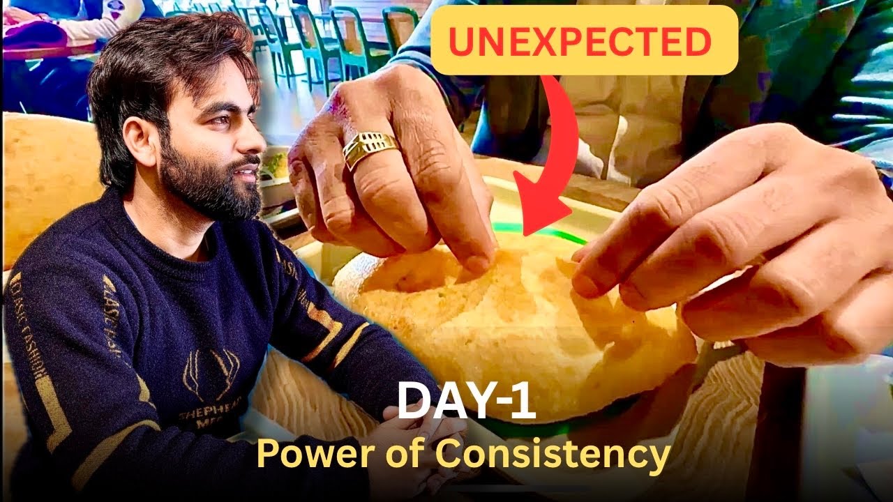 Socha Nahi Tha Haldiram Ka Bhatura andar se Esa Hoga | Power of ￼consistency  Day-1 | Ham4vlogs