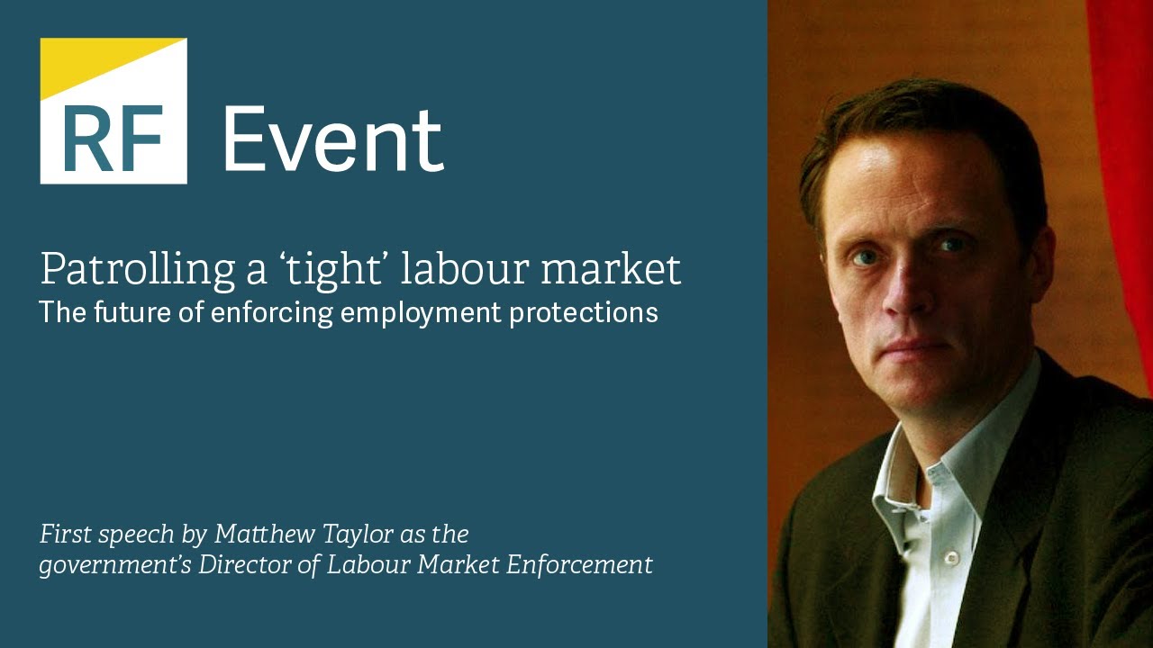 Patrolling a 'tight' labour market