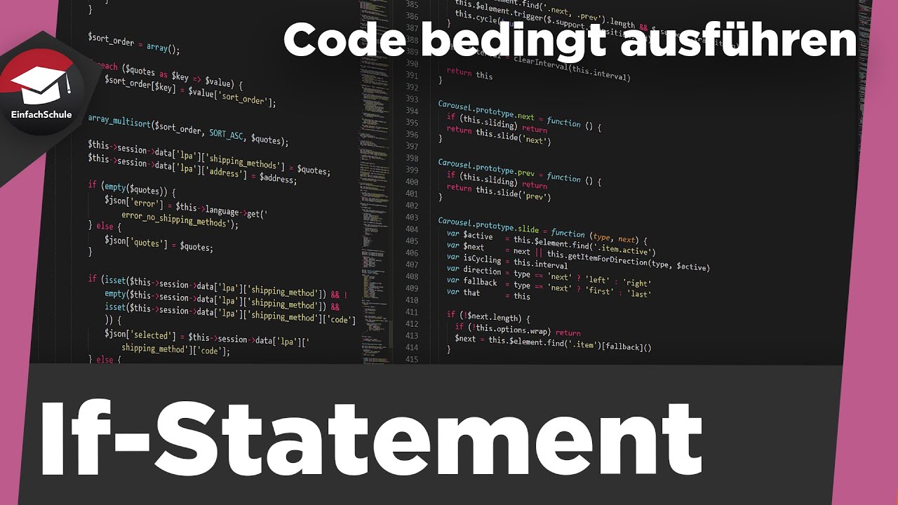 If Statement einfach erklärt - If-Else-Switch - Java Tutorial - If Statement am Beispiel erklärt!