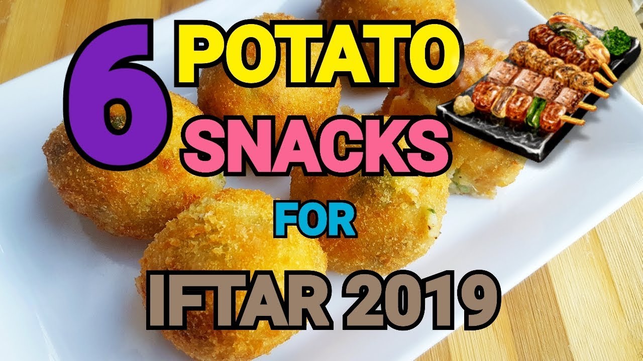 6 POTATO SNACKS RAMAZAN 2019 by (YES I CAN COOK) #2019Ramzan #IftarSpecial #Snacks #PotatoSnacks