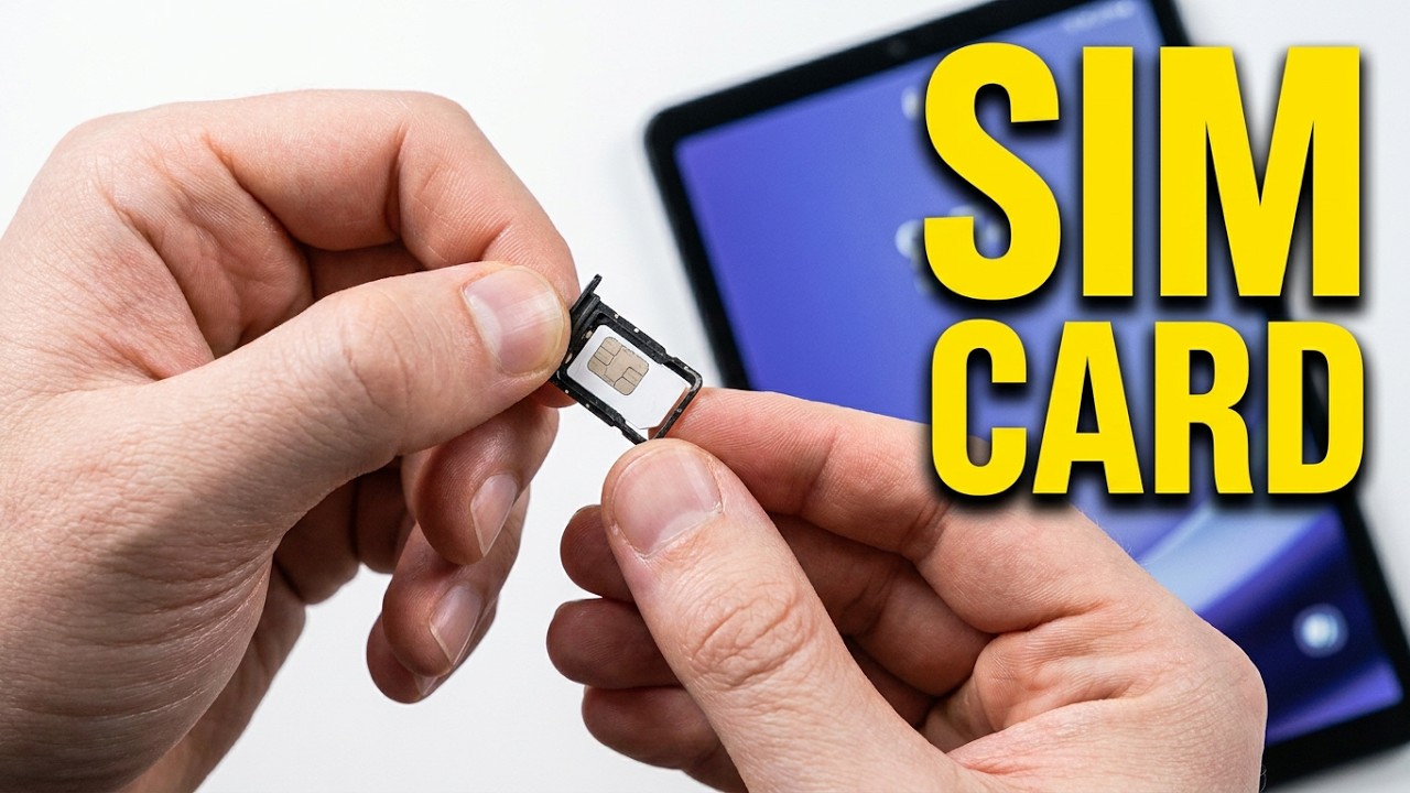 SAMSUNG Galaxy Tab A9: Input SIM Card - Install SIM #taba9