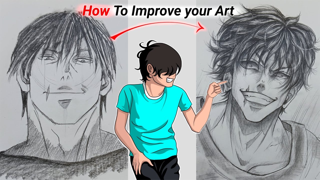 How to improve your Art skills || Anime drawing for beginners.