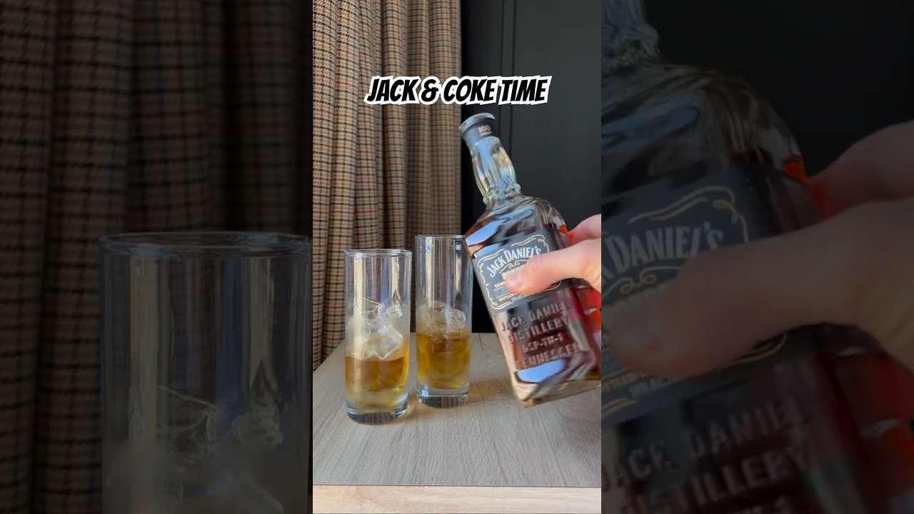 My favorite drink: Jack & Coke   #shorts