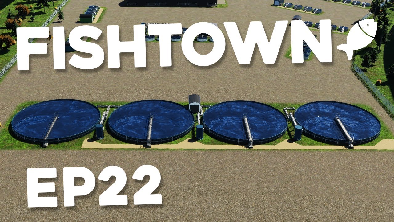 INLAND FISH FARMING - Cities Skylines 2 FishTown #22