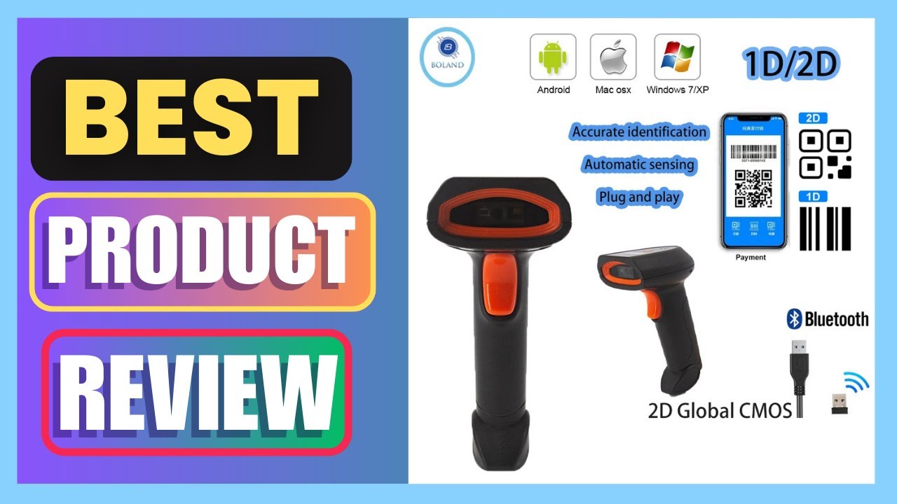 Best Handheld 1D/2D 2.4G+Wireless Barcode Scanner