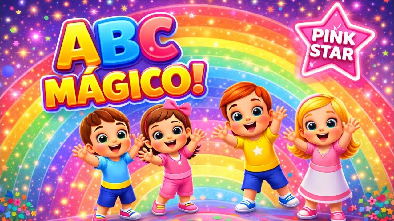 A Máquina Mágica das Letras ✨🔤 | Aprenda o ABC Cantando | Música Infantil 1 a 3 Anos