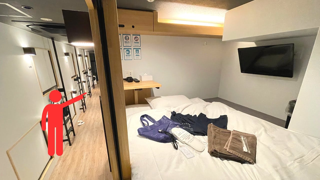 Суперпопулярный капсульный отель в Осаке 😴🛏 [Hotel Atalayo Osaka]