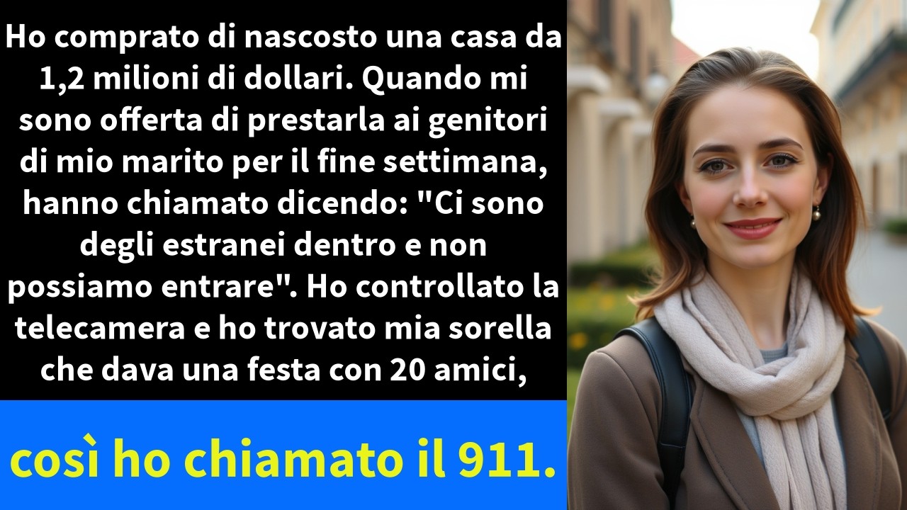 Ho comprato di nascosto una casa da 1,2 milioni di dollari. Quando mi sono offerta di prestarla