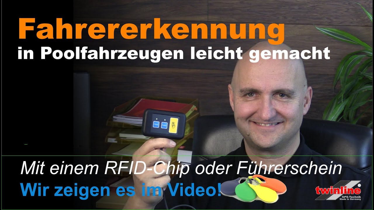 Elektronisches Fahrtenbuch mit RFID Fahrererkennung für Poolfahrzeuge und Flotten