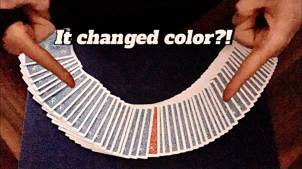 The Ultimate Card Trick: From Blue to Red 