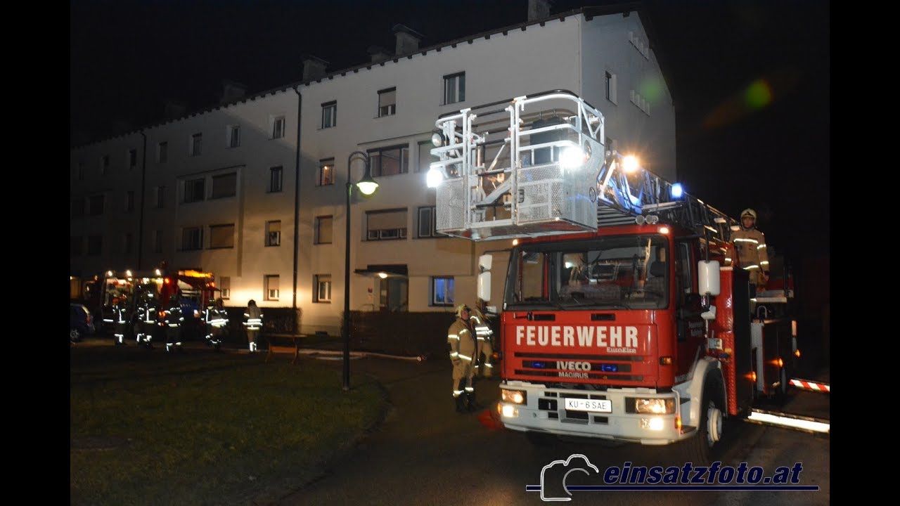 Küchenbrand in einem Mehrparteienhaus in Kufstein