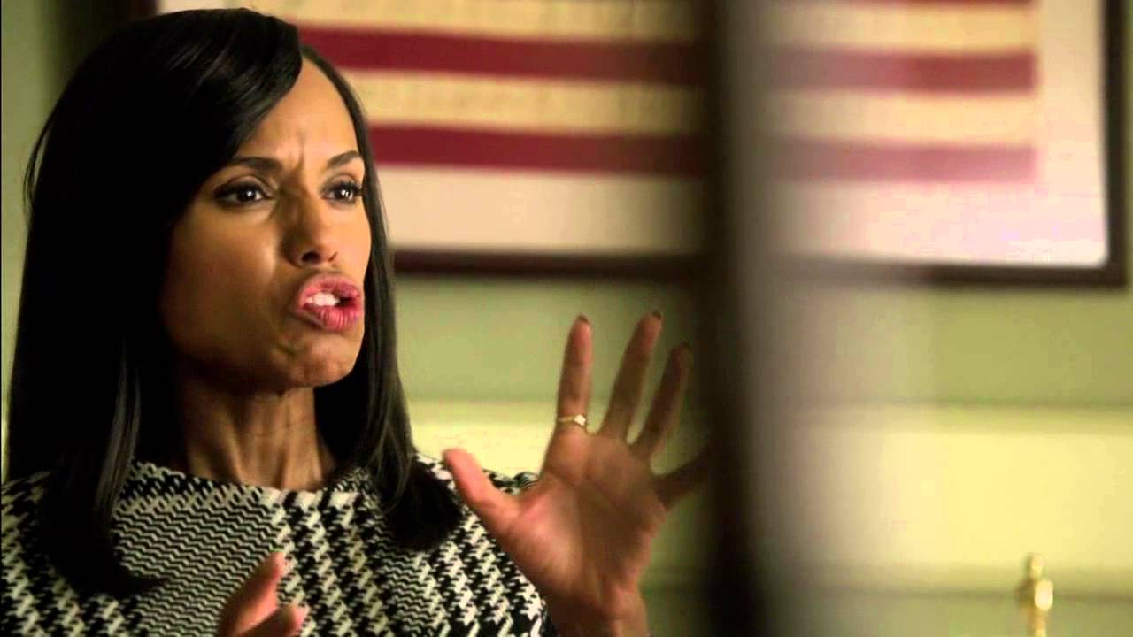 Scandal 4x09 Olivia Pope & Cyrus Beene bitch baby scene
