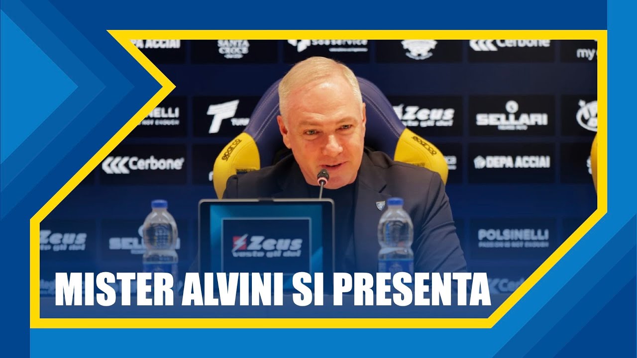 PRESENTAZIONE MISTER ALVINI