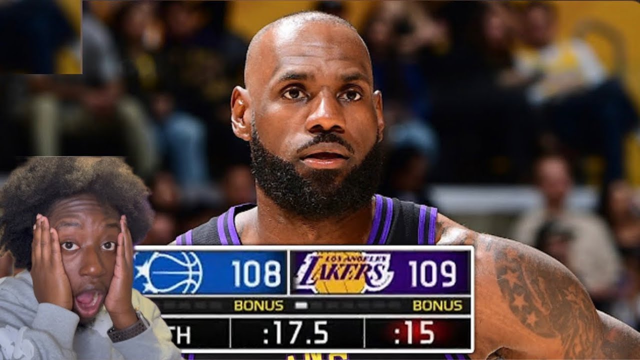 LEBRON JAMES JUST PROVED HE IS NOT CLUTCH AFTER HEARTBREAKING LAKERS LOSS TO THE @NBA MAGIC!!!