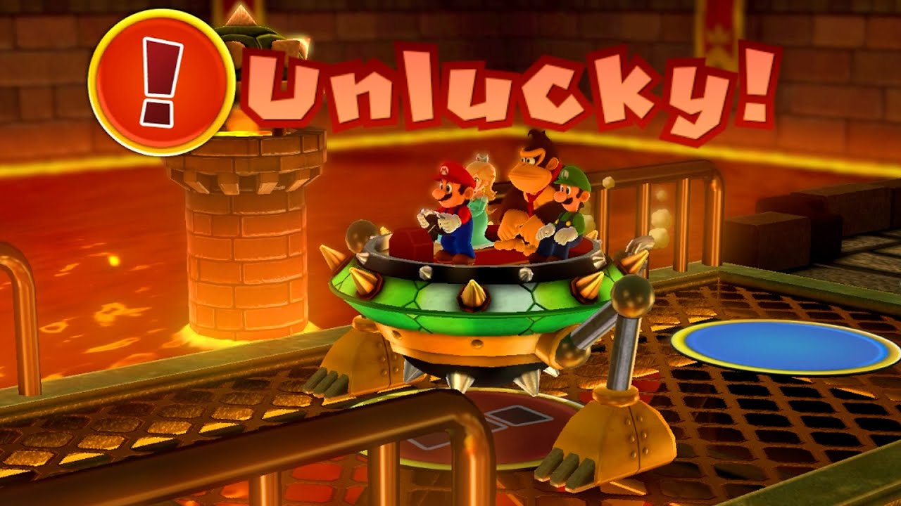 Mario Party 10 Bowser Party - Mario, Luigi, DK, Rosalina - Chaos Castle