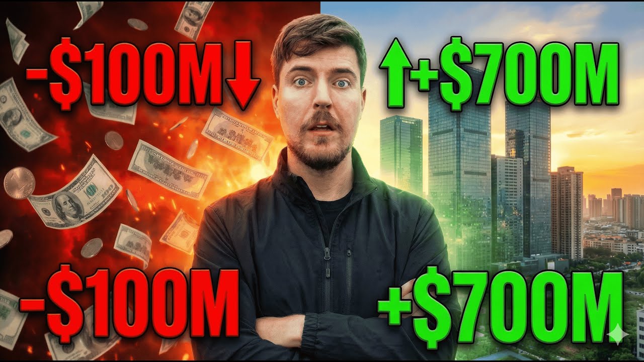 MrBeast's Business Strategy: $100M Given Away = $700M Profit