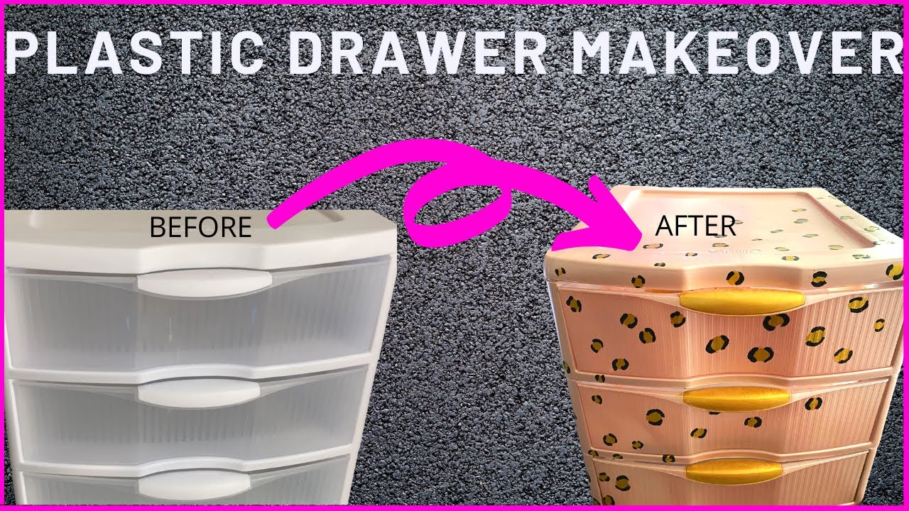 DIY Plastic Drawers Makeover ⎮Find and Paint