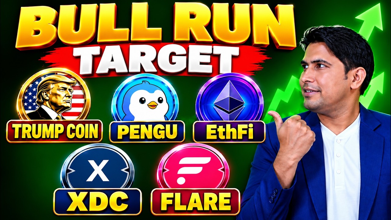 Top 5 Altcoins To Buy | Best Crypto to Buy 2026 | Ethfi Analysis | Pengu Analysis | Trump Coin | XDC