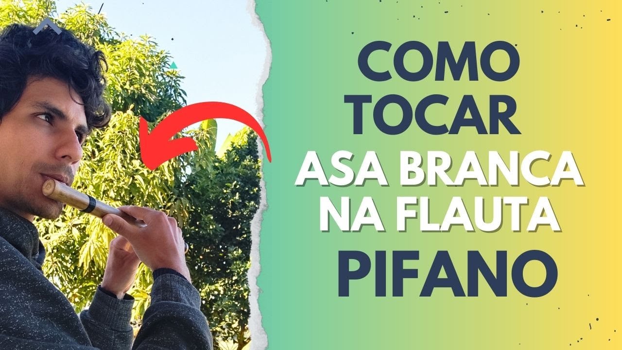Como Tocar Música Asa Branca na Flauta Pifano em G (sol) - Aula 4