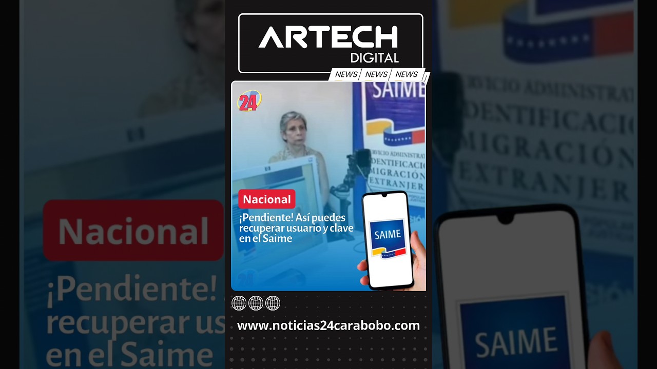 C&oacute;mo recuperar usuario y clave en el Saime